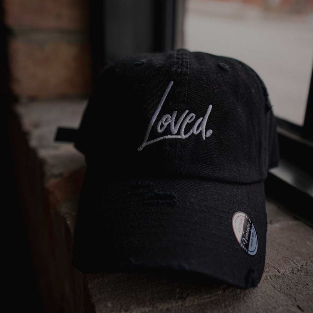 Loved. Dad Hat (Distressed)